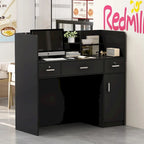47.2 Reception Desk Counter Lockable Storage Reception Table Working