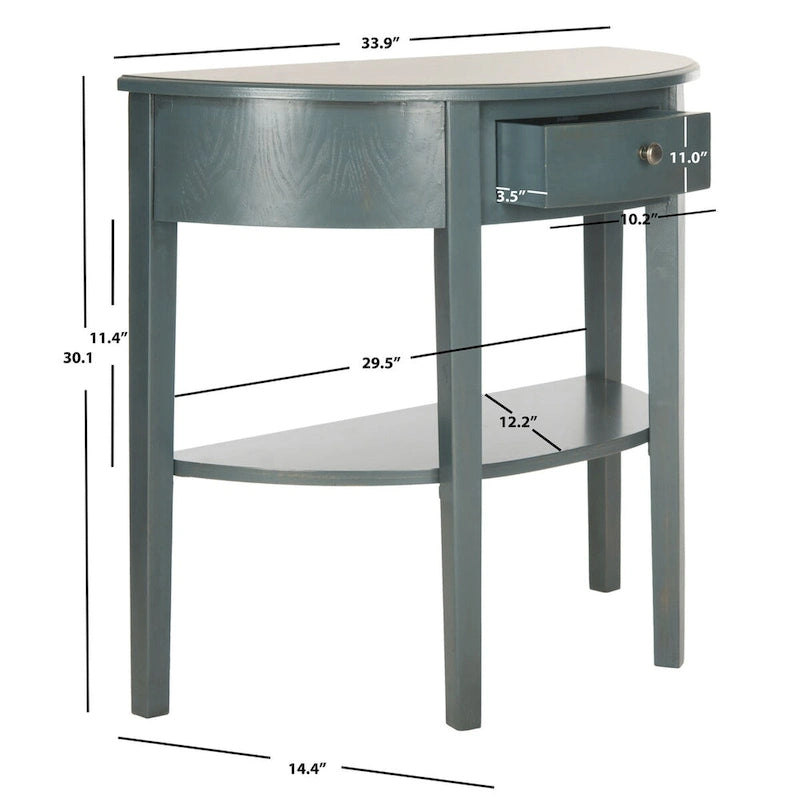 SAFAVIEH Sabina Off-White Birch Console Table - 33.9 x 14.4 x 30.1 - 34Wx14Dx30H