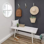 Plank+Beam Entryway Bench, Solid Wood End of Bed Bench for Bedroom, Hallway, Porch, 41.25