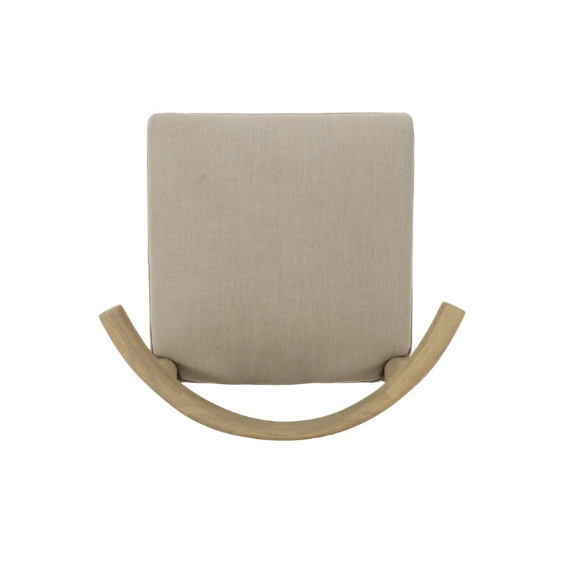 Cortina Fabric and Rubberwood Dining Chairs (Set of 2) by Christopher Knight Home