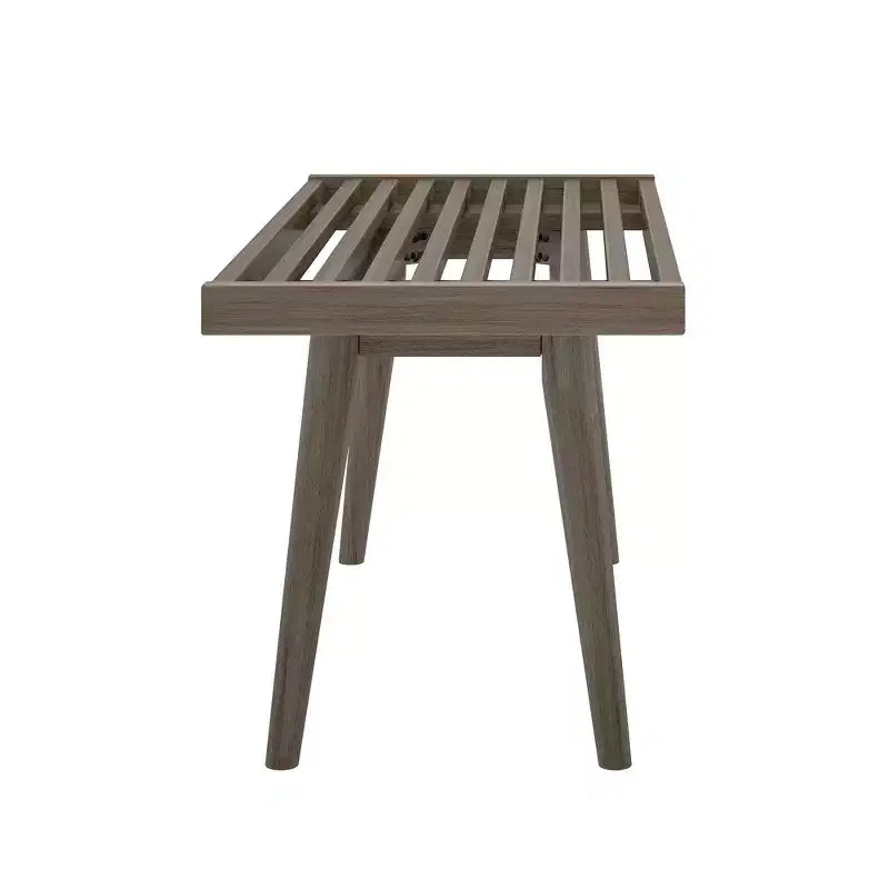 Plank+Beam Entryway Bench, Solid Wood End of Bed Bench for Bedroom, Hallway, Porch, 41.25