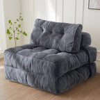 8 Corduroy Folding Couch Sofa Bed,Single