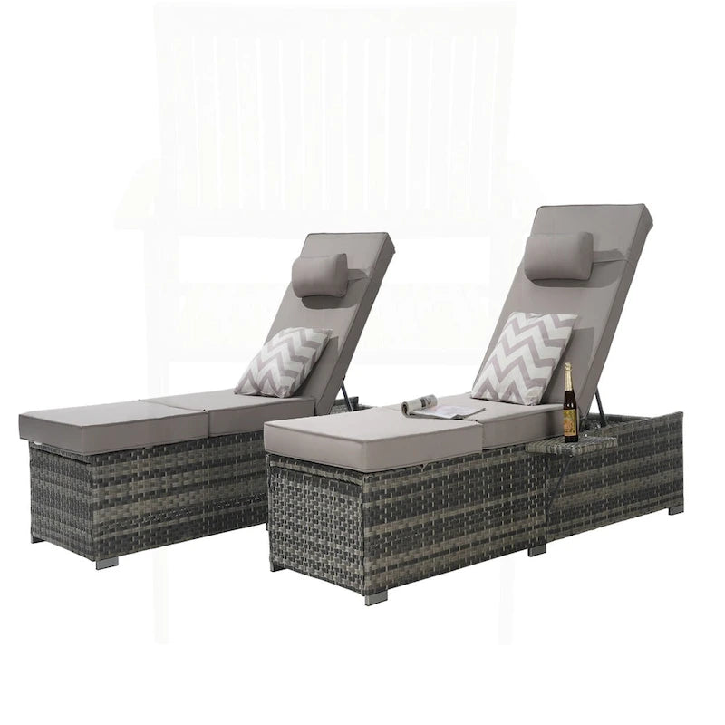 Outstanding Outdoor Chaise Lounge Chair Set for Relaxation and Leisure
