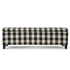 Modern Upholstered Storage Bench for Living Room Entryway