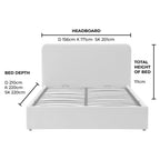 Storage Bed - Sage Stripe