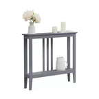 Narrow Console Table with Shelves for Entryway, Hallway or Living Room