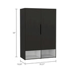 FM Furniture Rose Double Armoire with Hanging Rod
