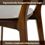 Mid Century Modern Solid Wood Dining Chairs Set of 2, Kitchen Chairs for Dining Room, Restaurant, or Living Room-Panipeachy