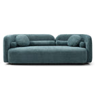 Modern 3 Seater Velvet Upholstered Comfy Couch with Legs
