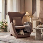 Christopher Knight Home Hudson Modern Fabric Upholstered Accent Chair with Pet Nook and Storage Space