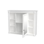 36 Modern Bathroom Vanity with Top Sink and Mirror Cabinet,2 Doors and 2 Drawers
