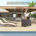 Kullavik 3-PiecesOutdoor Chaise Lounge Set