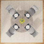 47 Inch Round Dining Table for 4 people