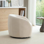 Modern Swivel Barrel Accent Chair