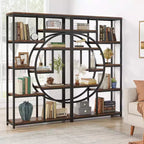 Lantine 5 Tier Bookshelf with 9-Open Storage Shelf