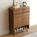 Modern Wood Hallway Medium Shoe Storage Cabinet