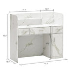 47.2 Reception Desk Counter Lockable Storage Reception Table Working