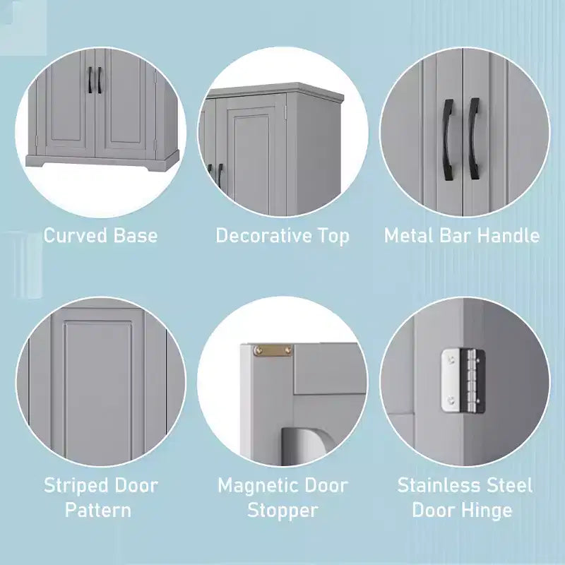 Christopher Knight Home Ashbur Modern Bathroom Storage Cabinet with Drawer and Adjustable Shelf