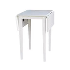 Espresso Drop Leaf Dining Table, Seats 4