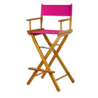 Honey Oak Frame 30-inch Directors Chair