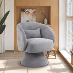 Upholstered Swivel Armchair (Set of 2)