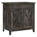 Key West Secretary Desk with Storage Cabinet by Bush Furniture