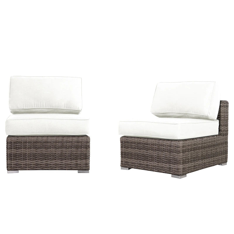 LSI Antibes Grey Wicker/Aluminium 12-piece Conversation Set