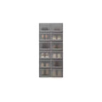 Joseph Joseph 6pk Shoe Case Premium Shoe Storage Box with Slide-Out Shoe Tray: Polypropylene Frame, Off-White, Holds 6 Pairs