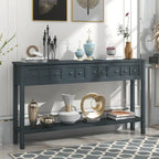 Rustic Entryway Console Table