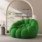 Modern Loveseat Bubble 2 Seater Upholstered Sofa Couch 3D Textile Mesh Fabric for Living Room