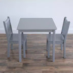 3pc Kids Wood Table and Chair Set - Humble Crew