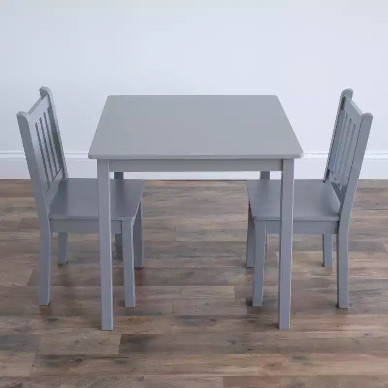 3pc Kids Wood Table and Chair Set - Humble Crew
