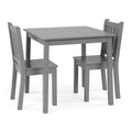 3pc Kids Wood Table and Chair Set - Humble Crew