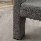 Set of 2 28 Wide Boucle Upholstered Square Armchair - Kinwell
