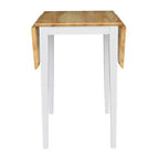 Espresso Drop Leaf Dining Table, Seats 4