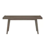 Plank+Beam Entryway Bench, Solid Wood End of Bed Bench for Bedroom, Hallway, Porch, 41.25