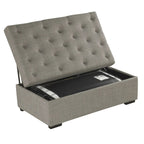 Folding Sofa Bed, 49.6 Ottoman with a Folding Sofa Bed, Convertible Ottoman Sleeper with Memory Mattress and Tufted Design