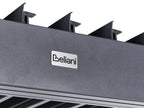 Gazebo Metallo 296 cm 296 cm Nero