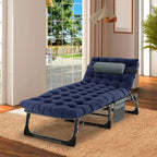 DoCred Upgraded Thicked Folding Camping Cot with Thicked Mattress