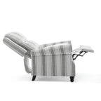 2 Set Nail-head Padded Seat Pushback Recliner Chair
