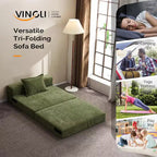 VINGLI Futon Sofa Bed Sleeper Sofa Chair Bed Floor Sofa Twin Small Couch Folding Mattress Couches