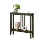 Narrow Console Table with Shelves for Entryway, Hallway or Living Room
