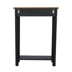Marnie Two-tone 1-drawer Solid Wood Console Accent Table with Shelf by East at Main
