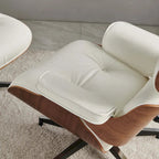 Mid Century Modern Leather Lounge Chair Armchair Recliner