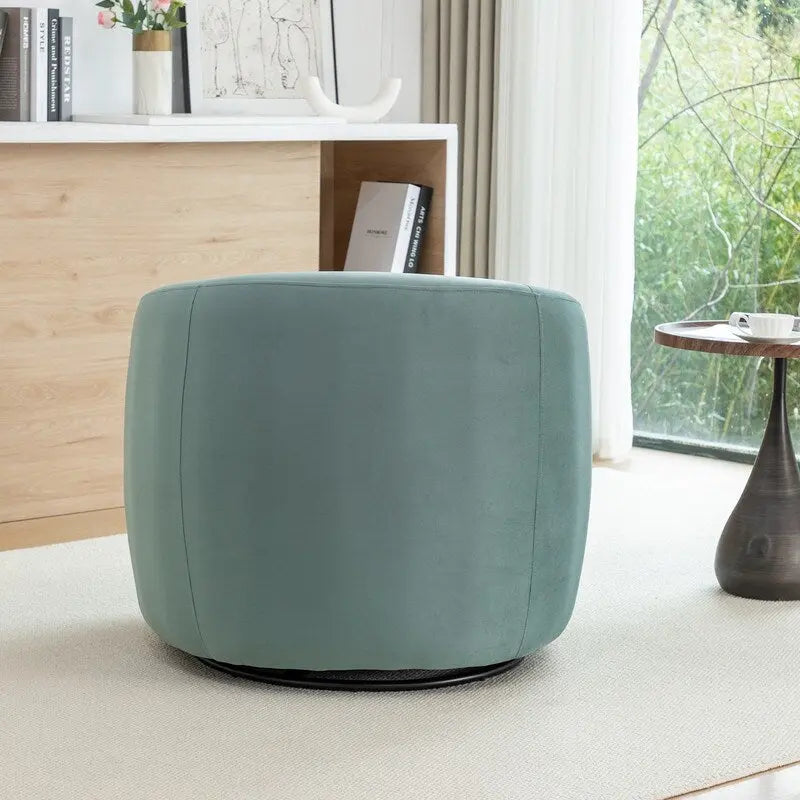 Modern Swivel Barrel Accent Chair