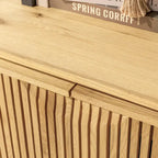 Classic Home Roya Oak Veneer Sideboard Buffet
