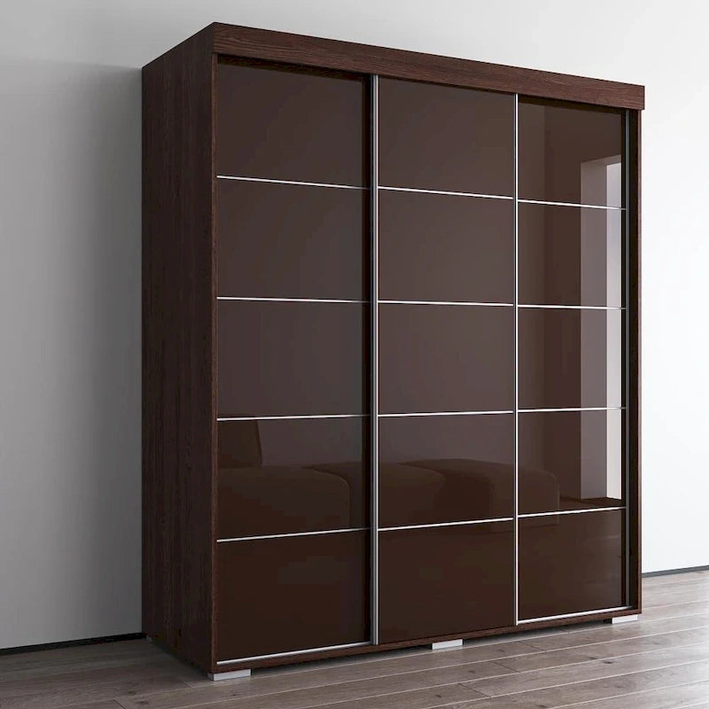 Copper Grove Parasol 71-inch Modern Glossy Armoire