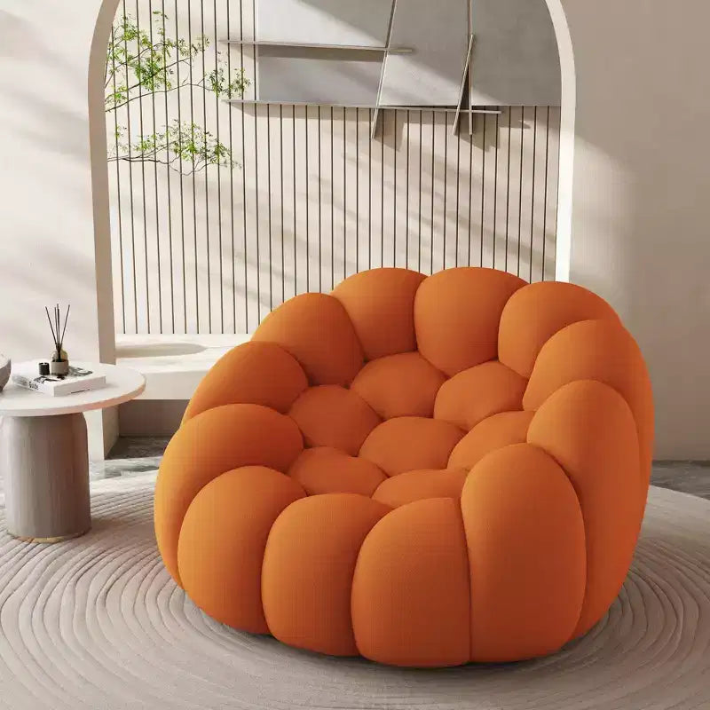 Modern Loveseat Bubble 2 Seater Upholstered Sofa Couch 3D Textile Mesh Fabric for Living Room
