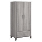 Somerset Tall Entryway Cabinet with Doors and Drawer by Bush Furniture