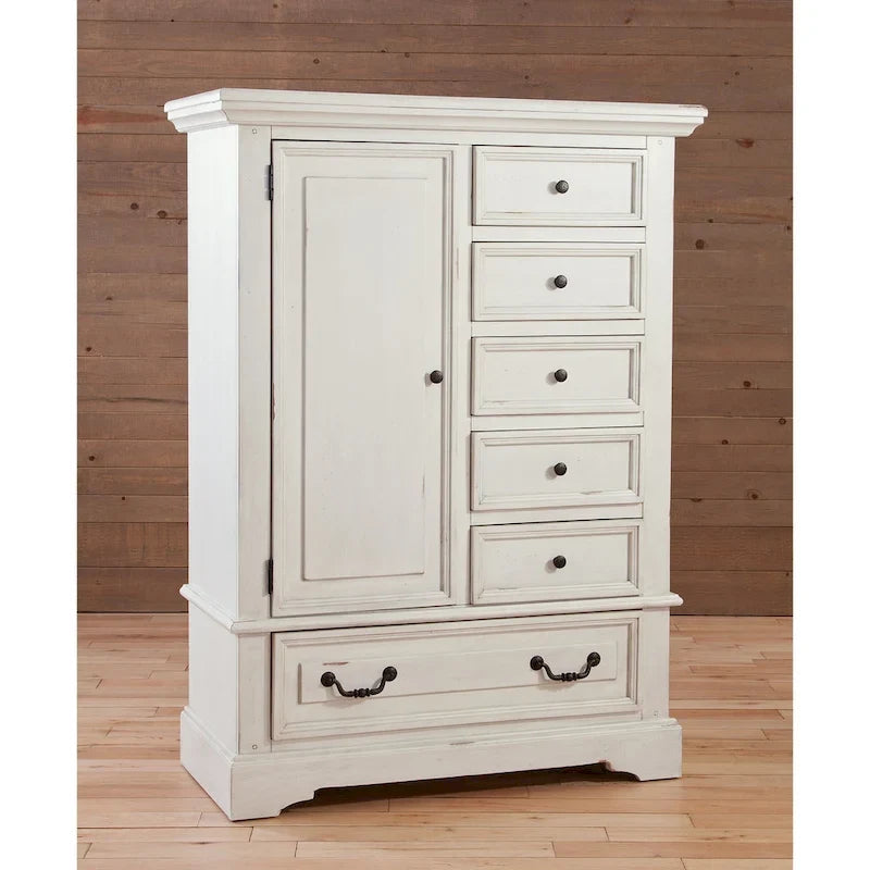 Lakewood Antique Finish Gentlemans Drawer Chest